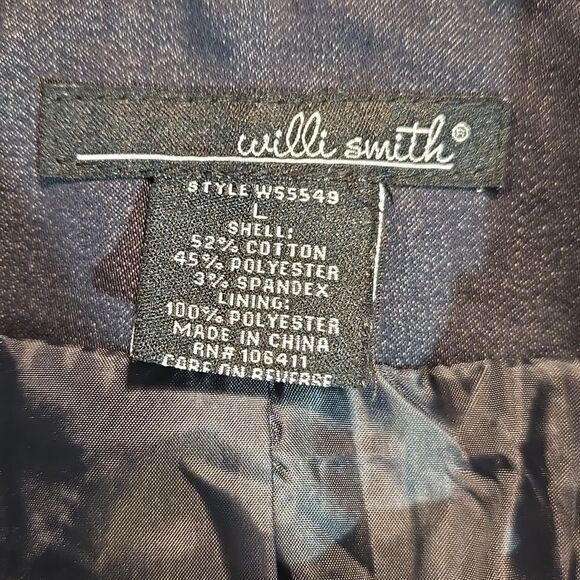 Willi Smith Denim Look Blazer Size L - Picture 4 of 7